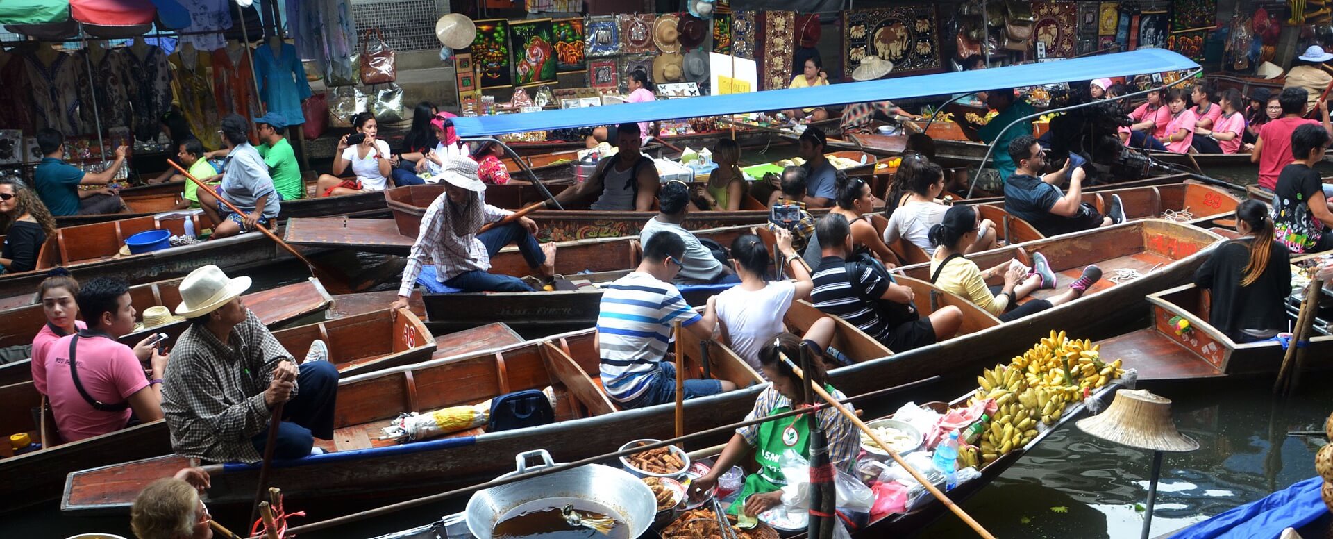 Descubrir los mercados flotantes - Tailandia